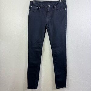 BLK DNM Jeans Black Skinny Fit Women‎ Size 29x30 Cotton Spandex